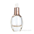 luxury 30ml skincare essential oil glass dropper bottle